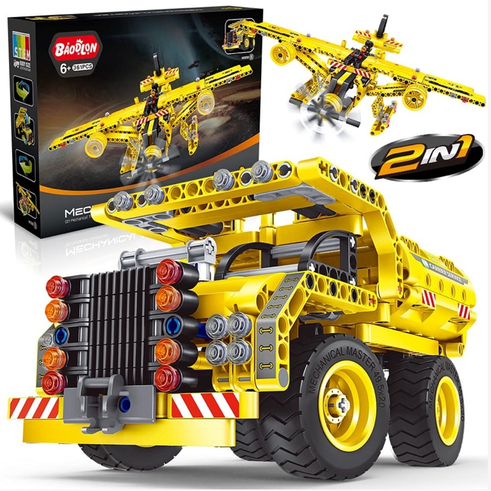 NEW Mechanical Master Little Mechanic 2 in 1 Learning Construction Set BAODLON